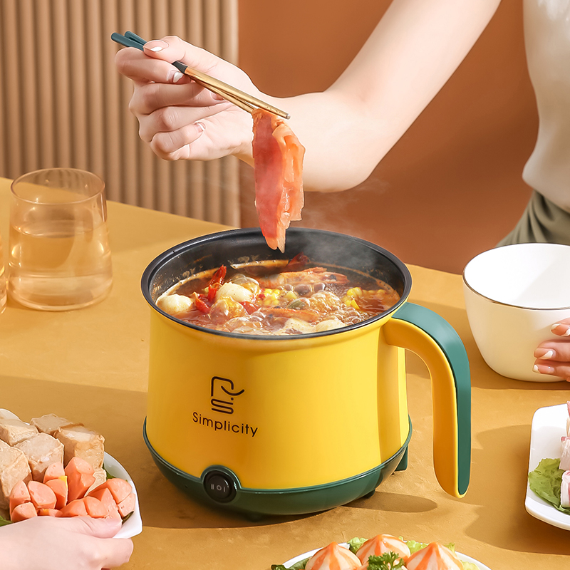 Multicooker Coking Pot with Steamer and Multipurpose 1.8 Liter Electric Coke Pot